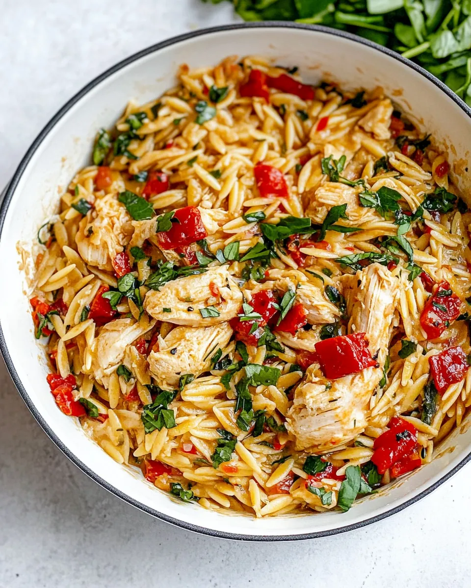Chicken and Orzo