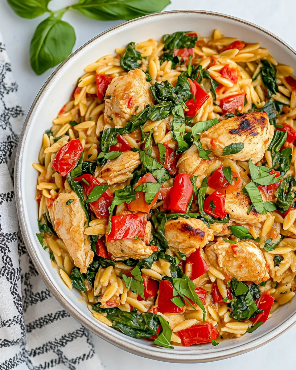 Chicken and Orzo