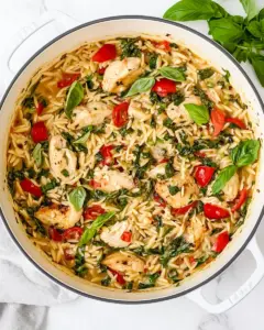 Chicken and Orzo