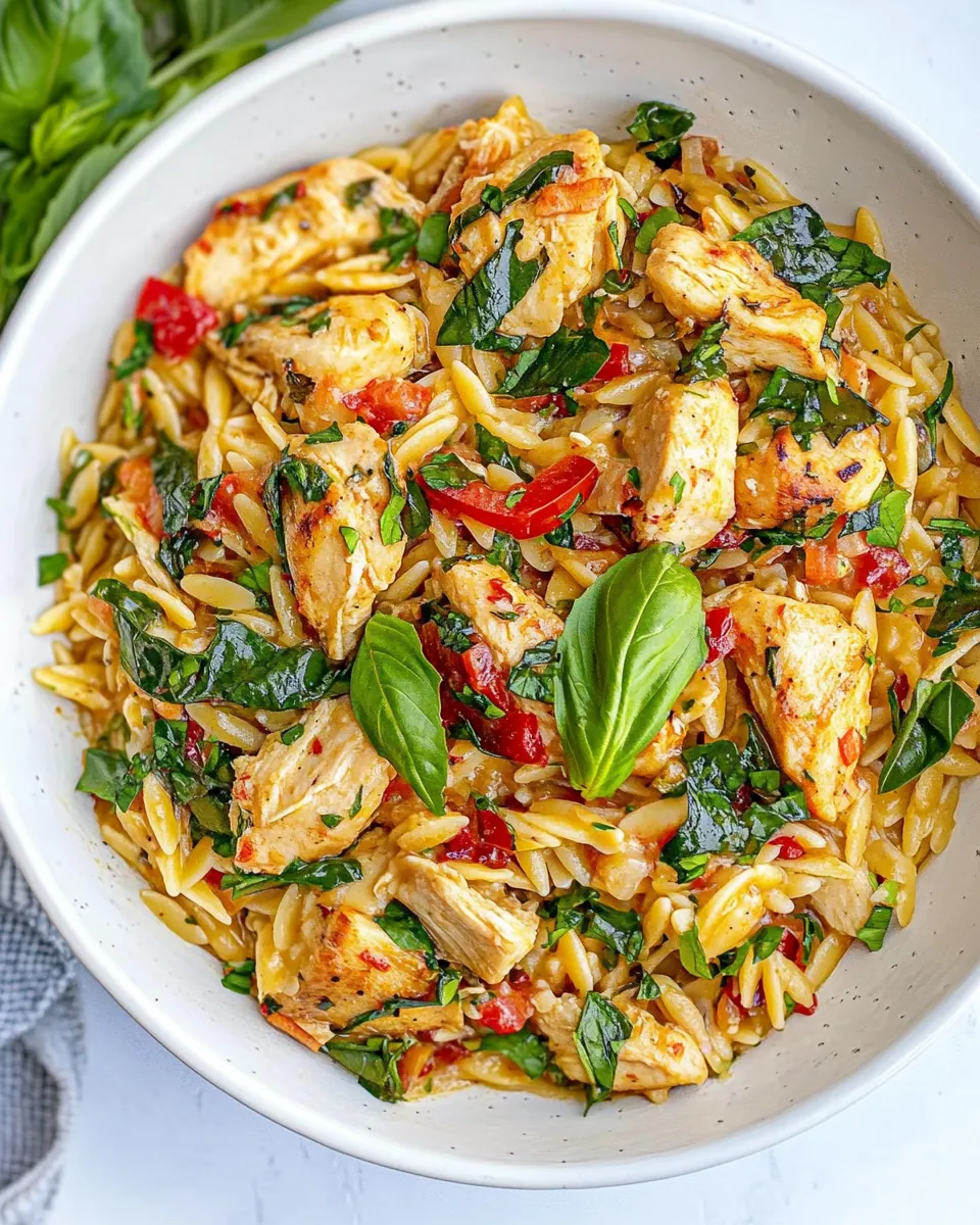 Chicken and Orzo
