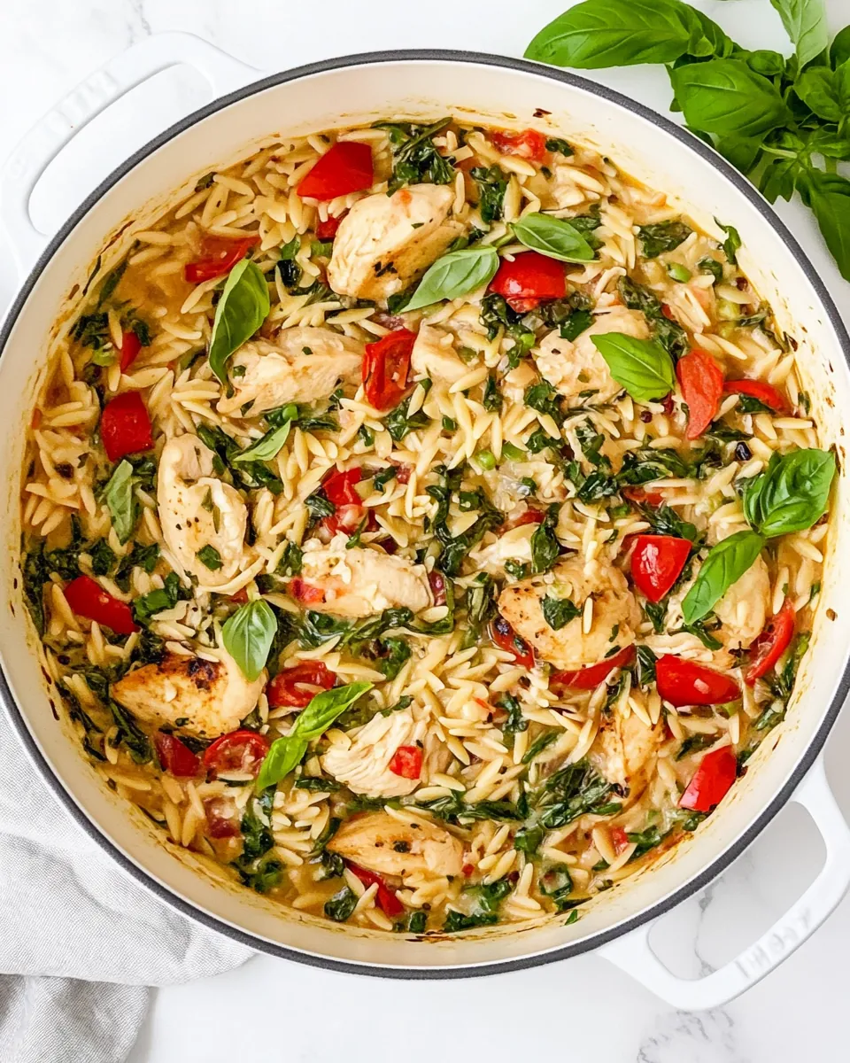 Chicken and Orzo