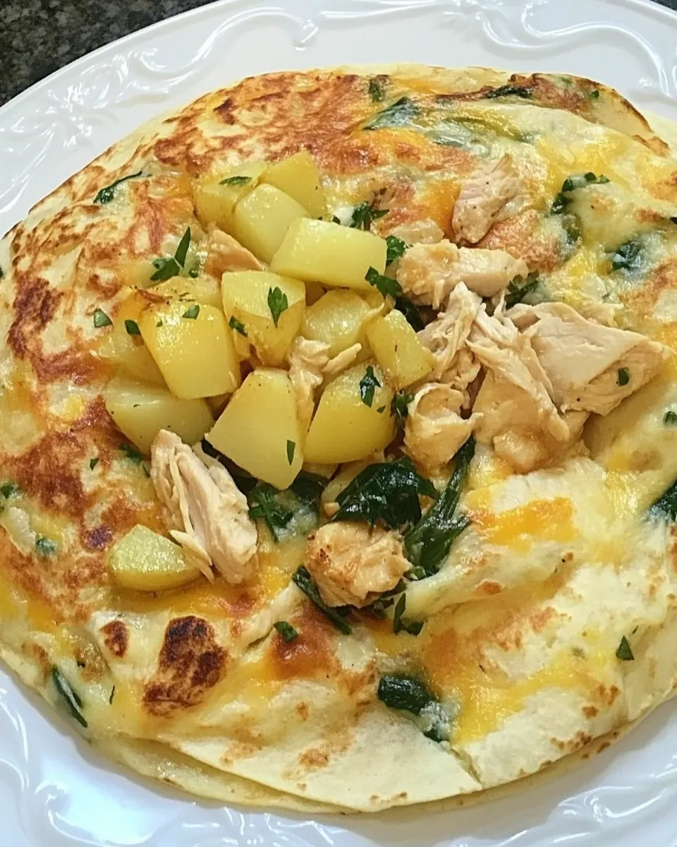 Chicken and Potatoes Tortilla