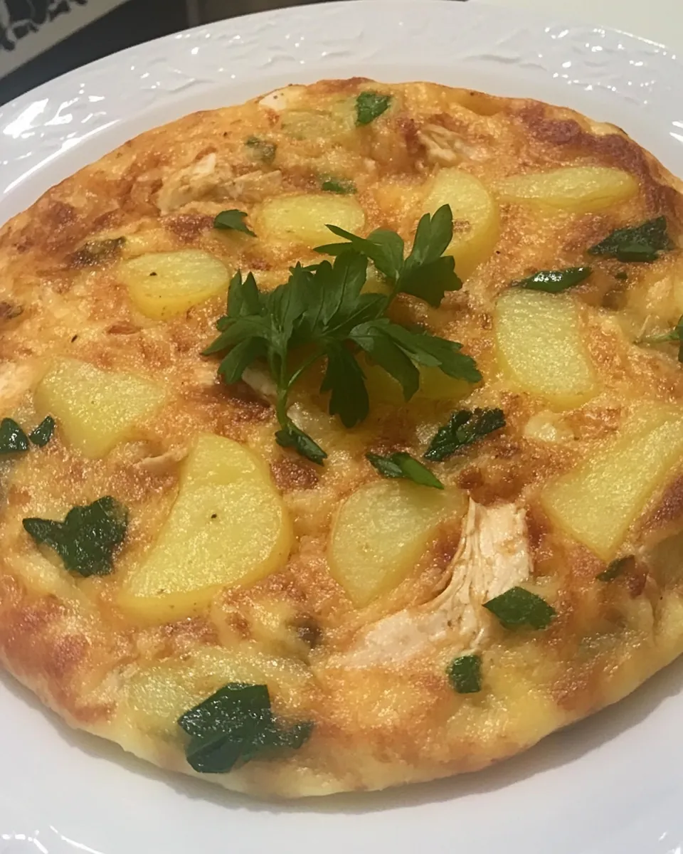 Chicken and Potatoes Tortilla