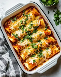 Chicken and Rice Enchiladas