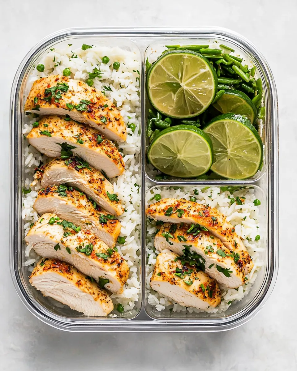 Chicken and Rice Meal Prep Bowls