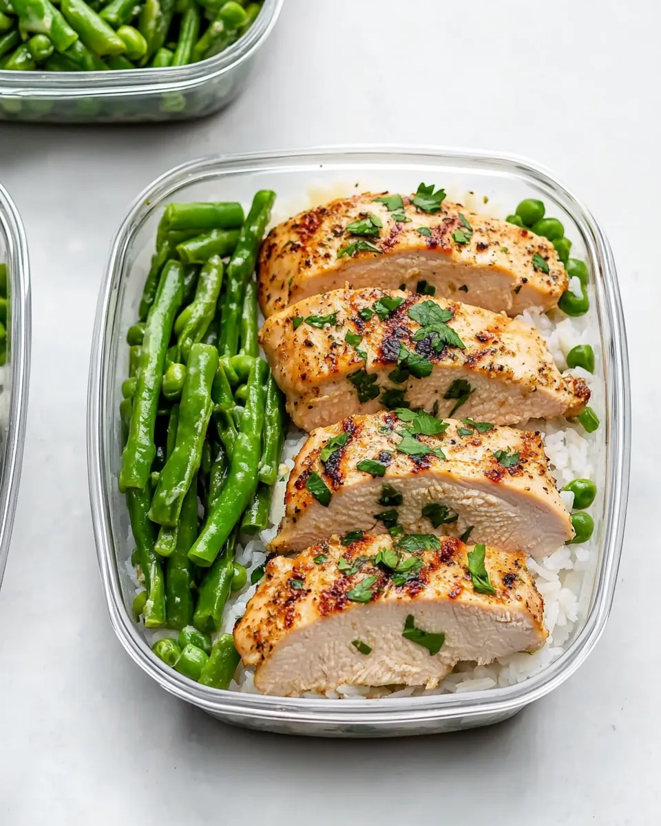 Chicken and Rice Meal Prep Bowls