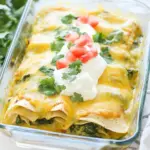 Chicken and Spinach Enchiladas