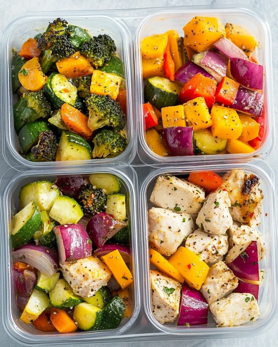 Chicken and Veggie Freezer Packs