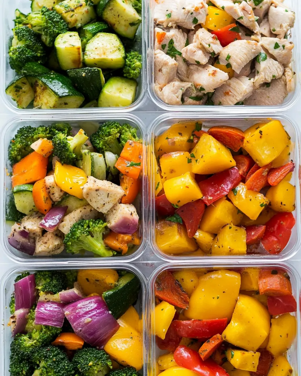 Chicken and Veggie Freezer Packs