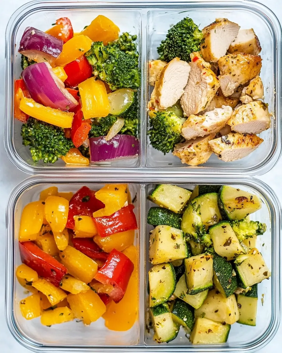 Chicken and Veggie Freezer Packs