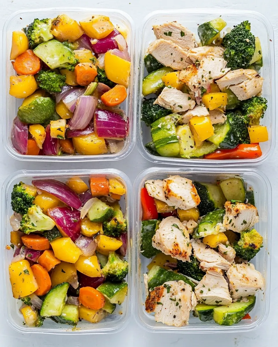 Chicken and Veggie Freezer Packs