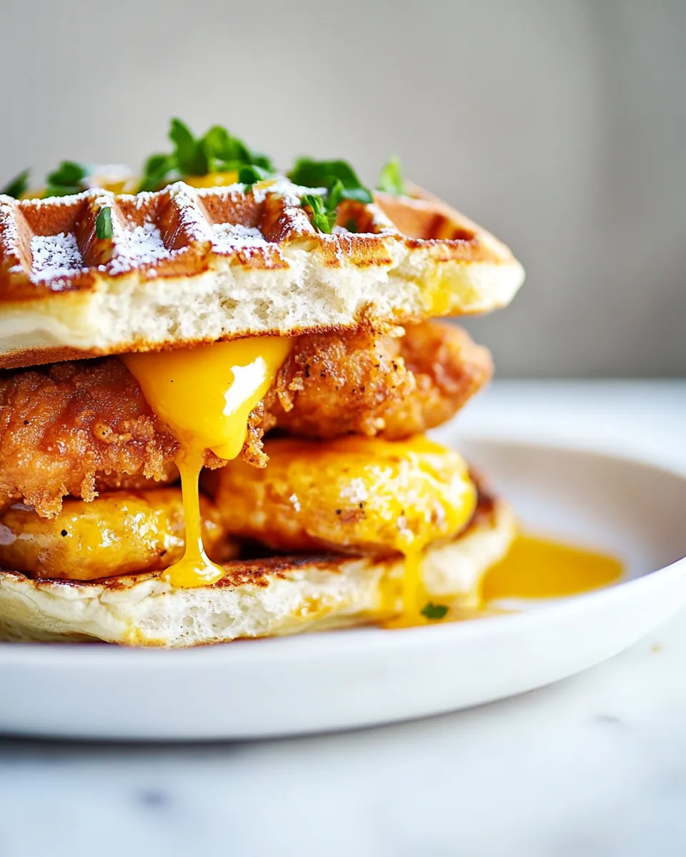 Chicken and Waffles Sliders