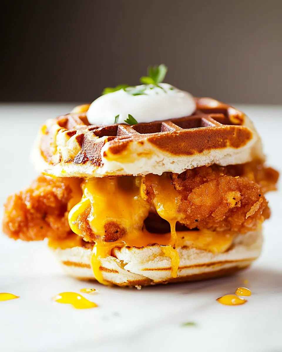 Chicken and Waffles Sliders