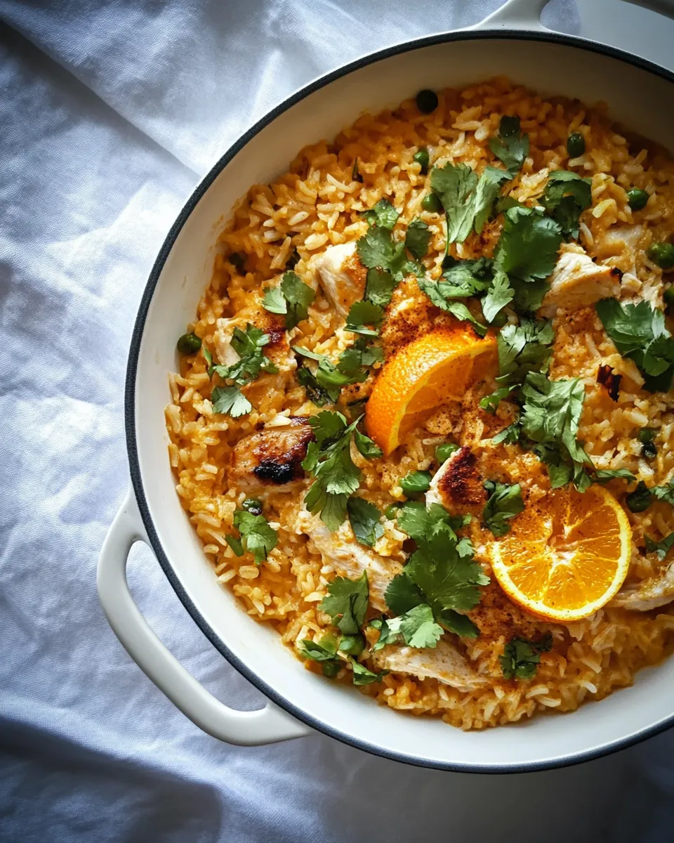 Chicken Rice Pilaf with Orange Spices