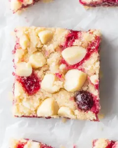 Cranberry Macadamia Bars