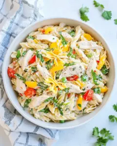 Creamy Chicken Pasta Salad