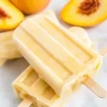 Creamy Peach Popsicles