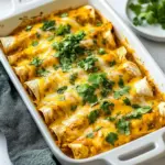 Creamy Pumpkin Chicken Enchiladas