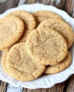 Crunchy Nutmeg Sugar Cookies