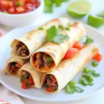 Crunchy Vegetarian Taquitos
