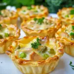 Danish Chicken Asparagus Tartlets