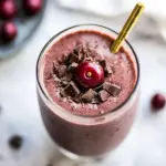 Dark Chocolate Cherry Chai Smoothie