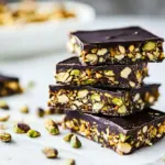 Dark Chocolate Pistachio Bars