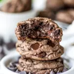 Double Chocolate Pudding Cookies