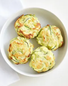 Easy Baked Zucchini Fritters