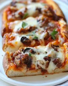 Easy French Bread Pizza
