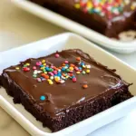 Easy Mini Chocolate Sheet Cake