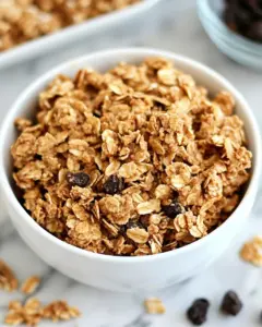 Easy Peanut Butter Granola