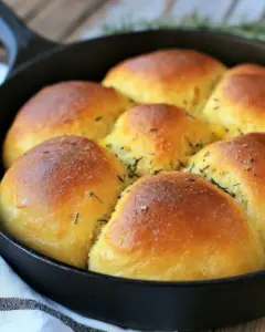 Easy Skillet Dinner Rolls