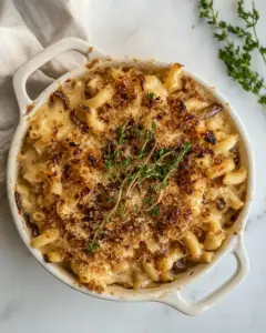 French Onion Mac and Cheese