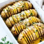 Garlic Butter Hasselback Potatoes