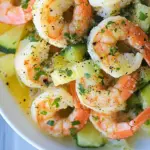 Garlic Lime Roasted Shrimp Salad