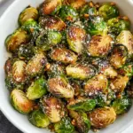 Garlic Parmesan Brussels Sprouts