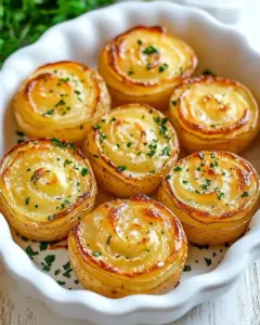 Garlic Parmesan Duchess Potatoes