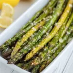 Garlic Roasted Asparagus with Parmesan