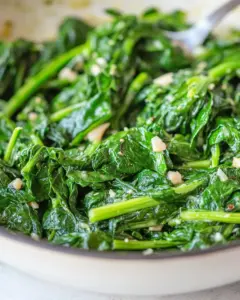 Garlic Sautéed Spinach