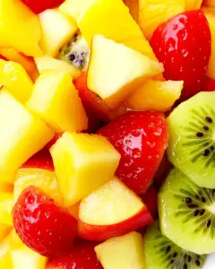 Ginger Honey Fall Fruit Salad