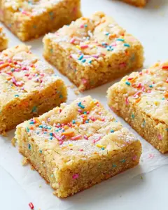 Gluten Free Funfetti Blondies