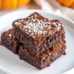 Gluten Free Rolled Oat Pumpkin Brownies
