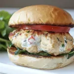 Greek Chicken Burgers