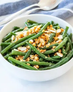 Green Beans Almondine