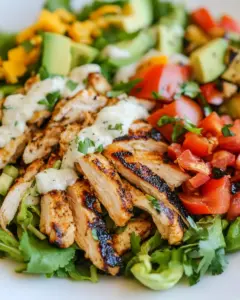 Grilled Chicken Fajita Salad