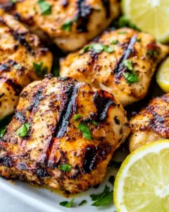 Grilled Chicken Thighs