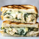 Grilled Chicken Spinach Artichoke Dip Melt