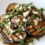 Grilled Eggplant and Goat Cheese Salad