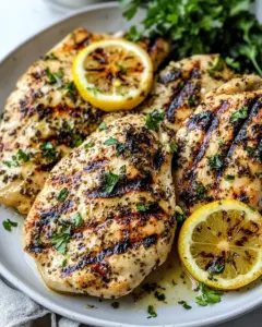 Grilled Lemon Pepper Chicken